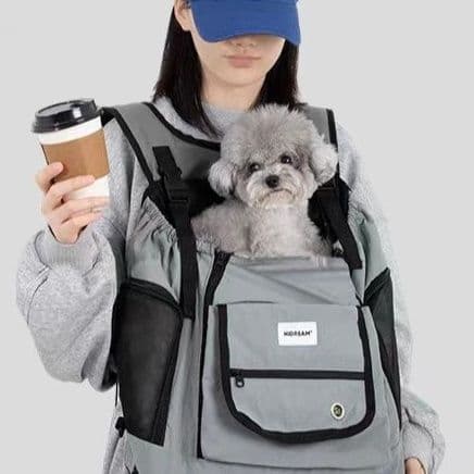 犬キャリーバッグ 小型犬用前抱き胸掛け式ペットキャリーバッグ