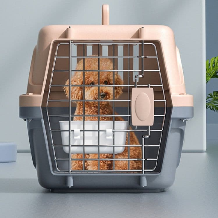 犬キャリーバッグ 広々快適空間ハードキャリーバッグ通気性抜群