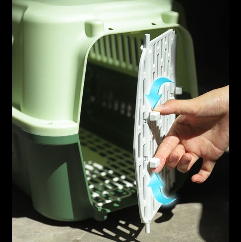 犬キャリーバッグ 通気性抜群ハードタイプペット移動用キャリー