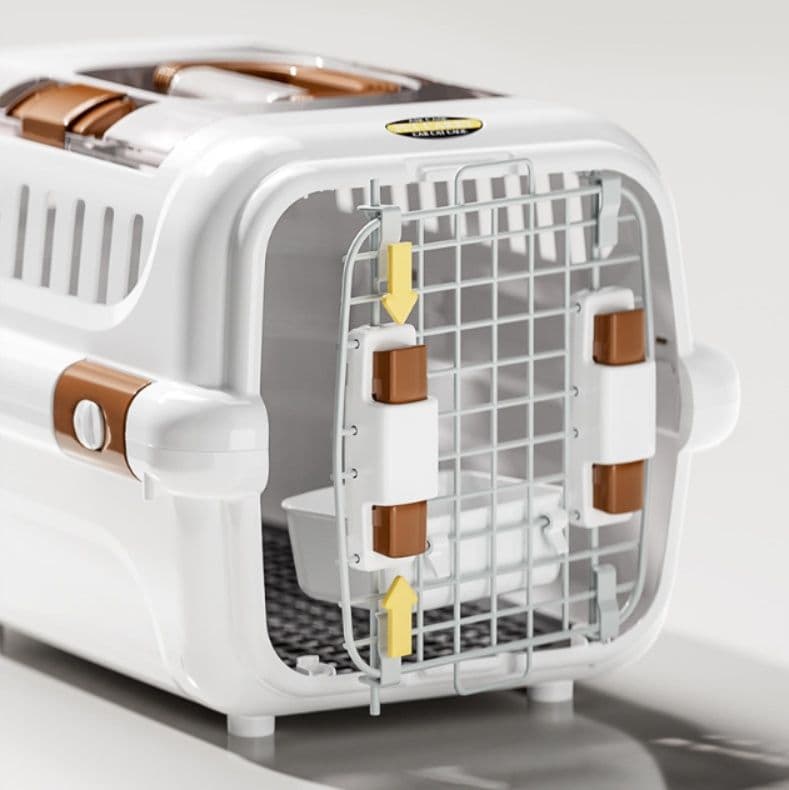 犬キャリーバッグ 広々空間設計ハードキャリーバッグ天窓付き