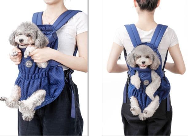 犬キャリーバッグ 前後両用リュック式抱っこ紐ペット用キャリー