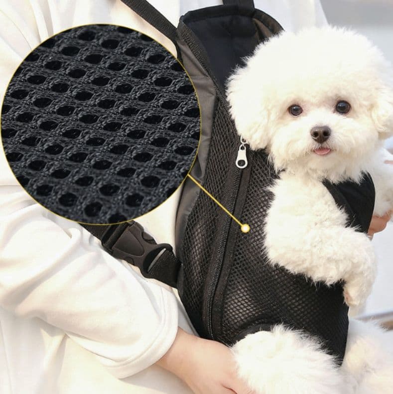 犬キャリーバッグ 両手が自由になる通気性抜群リュック型ペット抱っこ紐