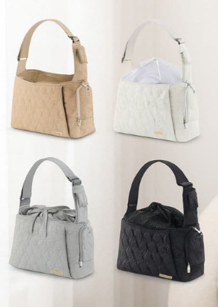 犬キャリーバッグ キルティング柄ソフトメッシュ窓付き犬用トートバッグ