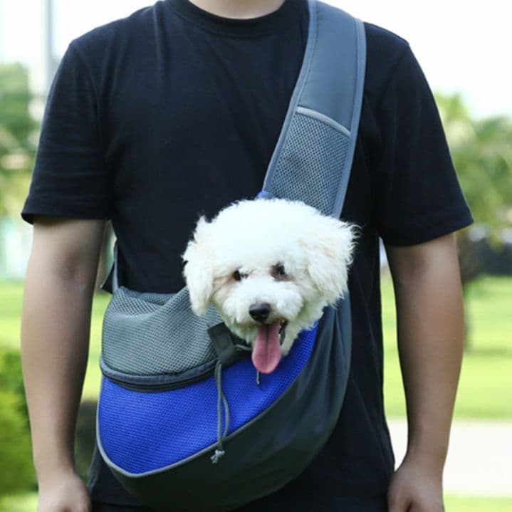 犬キャリーバッグ 調節可能な飛び出し防止機能付き犬用スリング
