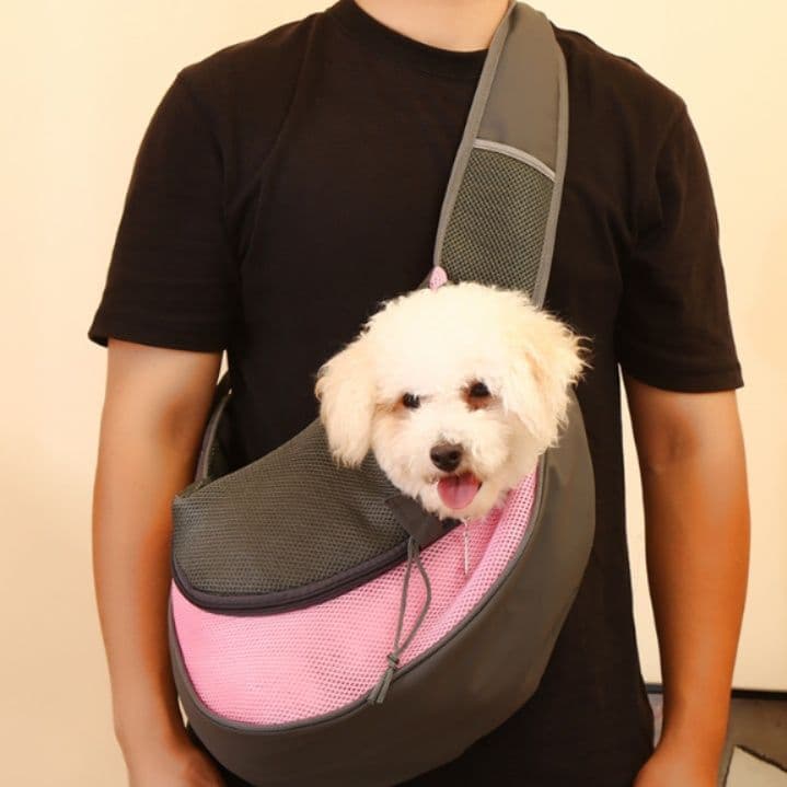 犬キャリーバッグ 調節可能な飛び出し防止機能付き犬用スリング