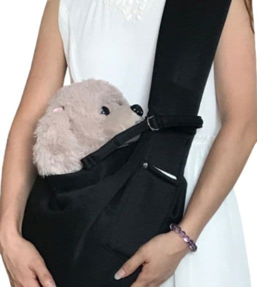 犬キャリーバッグ 小型犬用斜め掛け抱っこスリングバッグ