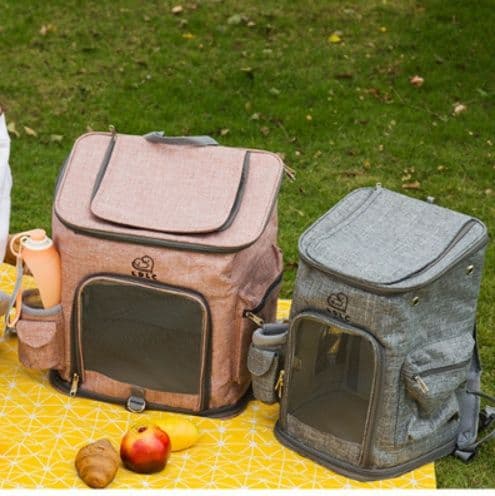 犬キャリーバッグ 多機能拡張式通気窓付き犬キャリーバッグリュック