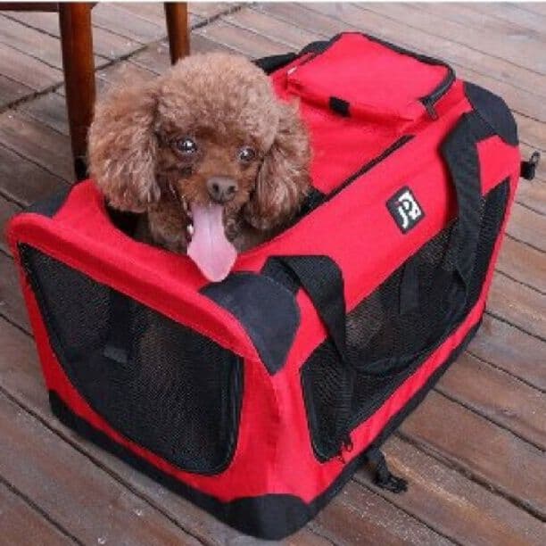 犬キャリーバッグ 多用途折りたたみ式通気性抜群ペット移動ケース