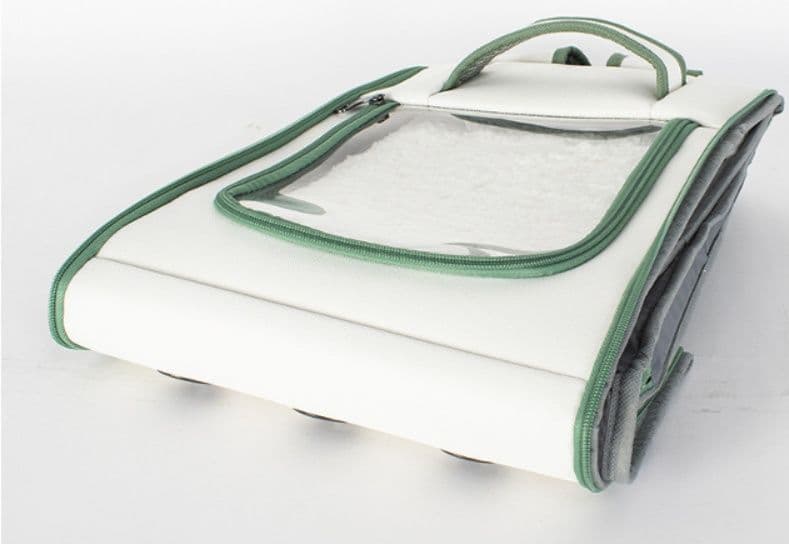 犬キャリーバッグ 通気性抜群折りたたみ式犬用リュックキャリーバッグ