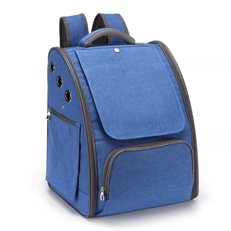 犬キャリーバッグ 通気性抜群メッシュ窓付き多機能犬キャリーバッグリュック