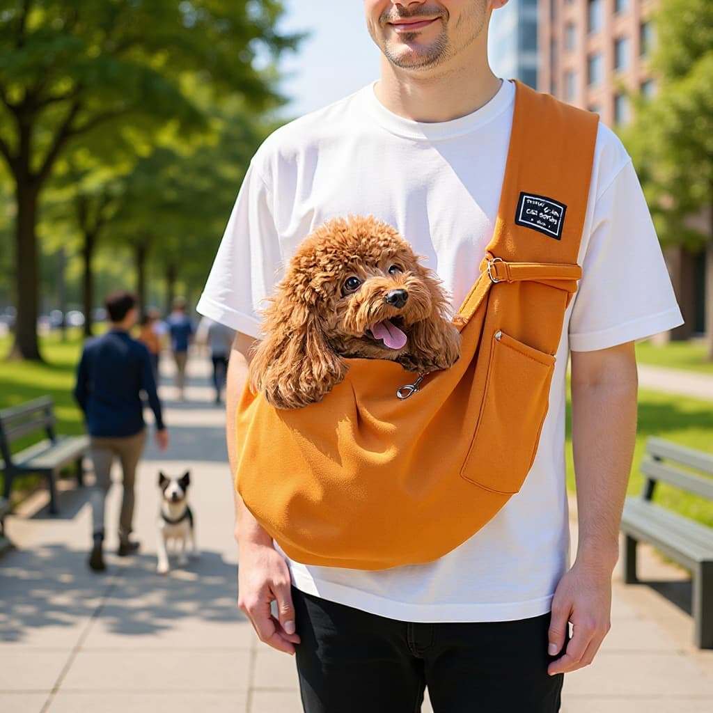 犬キャリーバッグ 小型犬用肩掛け抱っこスリングバッグ