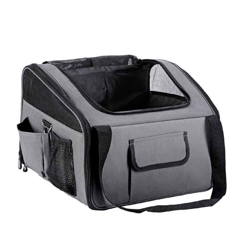 犬キャリーバッグ 通気性抜群メッシュ窓付き小型犬用ソフトキャリーバッグ