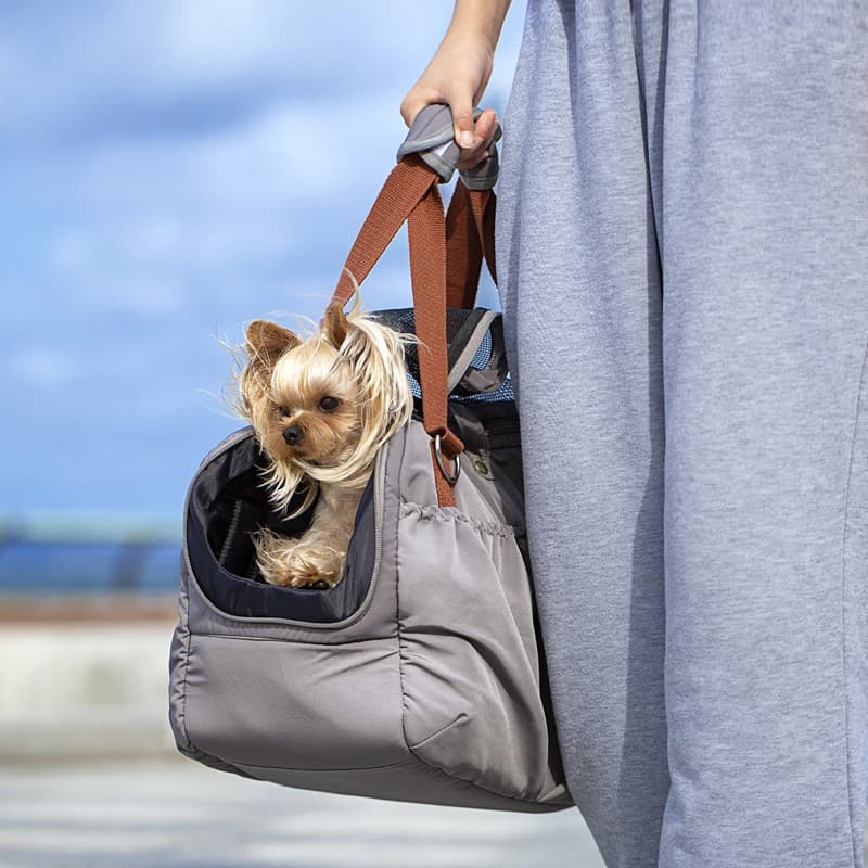 犬キャリーバッグ 小窓付き肩掛け犬用キャリーバッグ