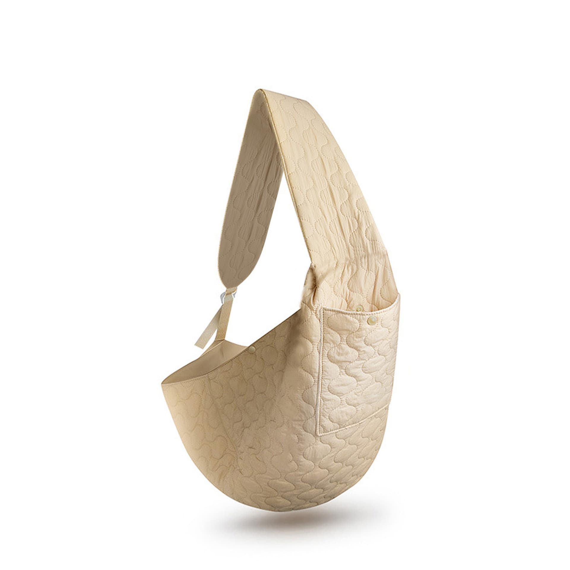 犬キャリーバッグ キルティング仕立て抱っこ型ペット用肩掛け鞄