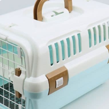 犬キャリーバッグ 通気性抜群持ち運び便利な小型犬用ハードキャリー