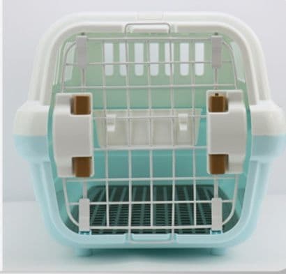 犬キャリーバッグ 通気性抜群持ち運び便利な小型犬用ハードキャリー