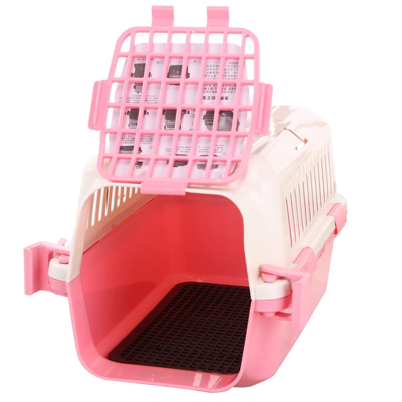 犬キャリーバッグ 通気性抜群ハードキャリーバッグ取っ手付き